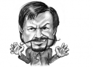 murdock with mustache
